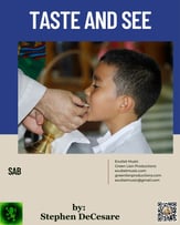 Taste and See SAB choral sheet music cover